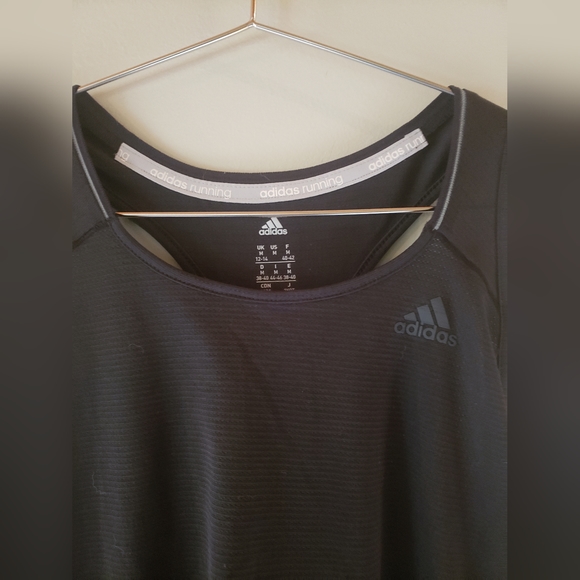 Adidas black athletic tank medium - Picture 2 of 2